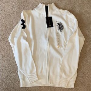 Men’s is polo zip sweater